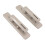 Rectangular Door Handle Lock Privacy Reversible Nickel 18x3.5x4.5cm 15