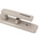 Rectangular Door Handle Lock Privacy Reversible Nickel 18x3.5x4.5cm 10