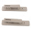 Rectangular Door Handle Lock Privacy Reversible Nickel 18x3.5x4.5cm 14