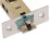 Rectangular Door Handle Lock Privacy Reversible Nickel 18x3.5x4.5cm 7