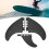 3-teiliges PVC-Surffinnen-Set - aufblasbares Longboard 8