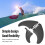 3-teiliges PVC-Surffinnen-Set - aufblasbares Longboard 6