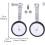 Kids Bicycle Training Wheels Mounted Kit, Easy Installation Sturdy Stabilizer Accessory, Silver Color 4