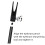 Professional Black Eyebrow Pencil Sharpener - Safe and Durable Alloy Tool 6