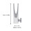Durable Alloy Eyebrow Pencil Sharpener with Safety Guard and Box 2