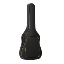 Guitar Bag Acoustic Guitar Bag Waterproof Thick Oxford Fabric Case 0.19 Inch Padded for Classical and Electric Guitars Black