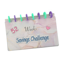 100 Envelopes Money Saving Challenge Budget Book with Cash Envelopes and Saving Methods for 5,050 US Dollars