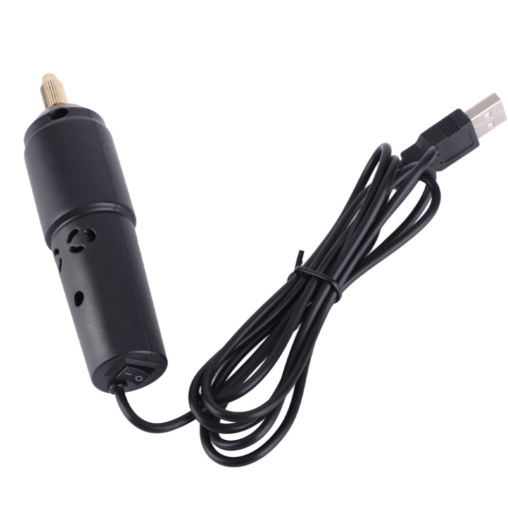 Mini Electric Drill 0.8Â1.2Mm Portable Handheld Usb Powered With 10 Bits 5081339040634