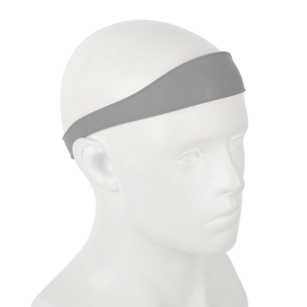 Grey Diy Haircut Template: Silicone Neckline Trimming Guide For Home Use