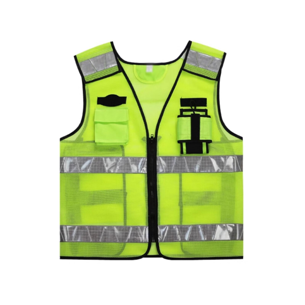 Hi-Vis Jackets For Construction, Reflective Work Vest For Running, Cycling, Walking, One Size, Green 6947110000817