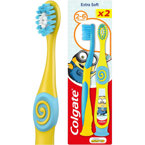 Colgate Colgate Kids Toothbrush 2-6 Years Extra Soft with Suction Cup
