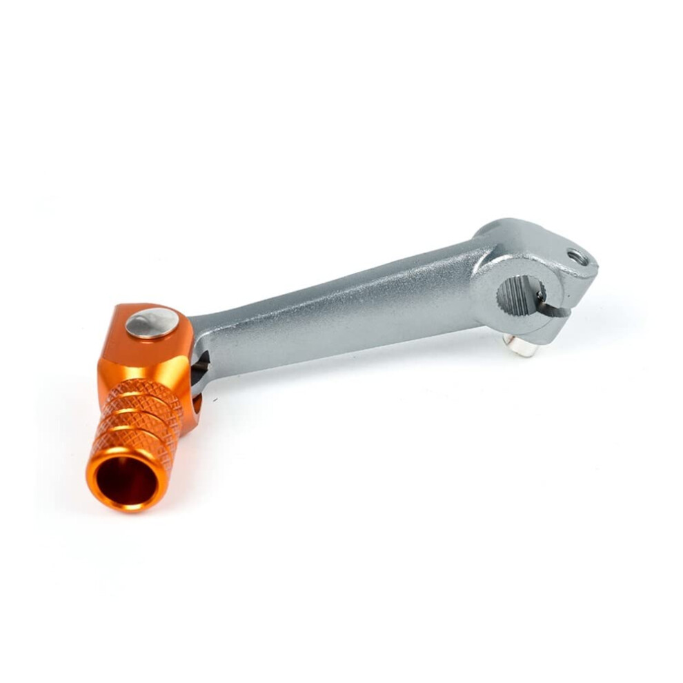 Cnc Folding Aluminium Klappschalthebel For Ttr 125 Kayo T2 T4 T4l Atv Dirt Bike Pit Bike 50Cc 110Cc 250Cc Silver/Orange 6947110000824