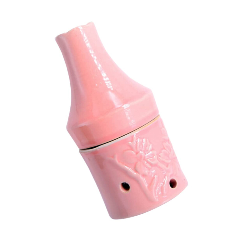 Pink Moxibustion Instrument Tank Ceramic Moxa Burner Case Holder Massager Moxibustion Pot For Herbal Treatment