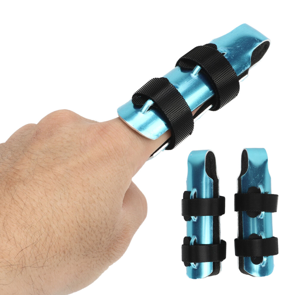 Adjustable Metal Splint for Finger Straightening Arthritis 2Pcs Size L