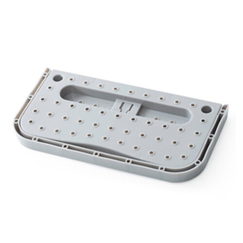 Wall Mounted PP Shoes Rack Foldable Space Saver Grey 27.9x14.5cm 1