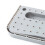 Wall Mounted PP Shoes Rack Foldable Space Saver Grey 27.9x14.5cm 8