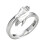 925 Silver Hug Ring - Adjustable White Gold Daughters, Mom, Friend 11