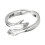 925 Silver Hug Ring - Adjustable White Gold Daughters, Mom, Friend 12