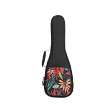 Ukulele Gig Bag 21/23/26 Inch Waterproof Backpack Thickened Dustproof Shockproof Cotton Padding Floral Design Color1 23 Inch