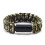 (Navy Blue) EDC Outdoor Survival Bracelet Camping Emergency Paracord Tool Kits USB Data Cable For iPhone 8