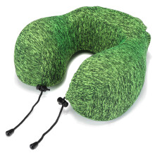 Green Slow Rebound Memory Cotton Neck Pillow
