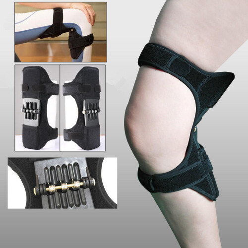 (2: one pair) A9 Knee Stabilizer Pad Rebound Spring Force Knee Support Sports Knee Protective Gear 2