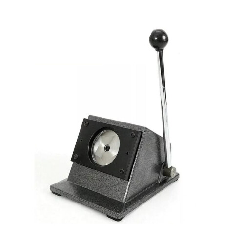 Button Maker Pins Machine 58mm Badge Making Circle Cutter Graphic Die Cutting Tool for DIY Crafts and School Projects