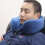 28x28x13cm Blue Slow Rebound Memory Cotton Neck Pillow U Type Pillow Storage Pillow 7