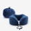 28x28x13cm Blue Slow Rebound Memory Cotton Neck Pillow U Type Pillow Storage Pillow 13