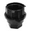 (Black) 1/5/10/20 x 24mm Plastic Wheel Lug Nut Cover Cap 7