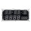 (Brown, White) Large-screen Voice Clock Kit High-precision Clock Electronic DIY Welding Training Kit 6