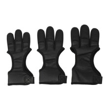 (M) 3 Finger Gloves Shooting Hunting Bow Arrow Right Hand Glove Protection