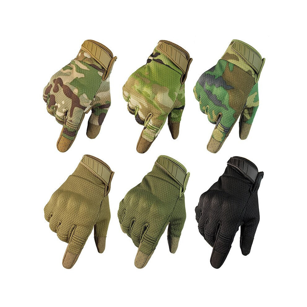 Photos - Other GreenZech  Men Outdoor Sports Army Shooting Hiking Camping Military Tactical Hunting Airsoft Gloves free soldier (Khaki, M)