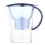 (Blue) Water Kettle Filter Jug Activated Carbon Tap Purify Purifier Bottle Dispenser 11
