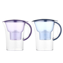 (Purple) Water Kettle Filter Jug Activated Carbon Tap Purify Purifier Bottle Dispenser