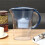 (Blue) Water Kettle Filter Jug Activated Carbon Tap Purify Purifier Bottle Dispenser 10