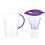 (Blue) Water Kettle Filter Jug Activated Carbon Tap Purify Purifier Bottle Dispenser 6