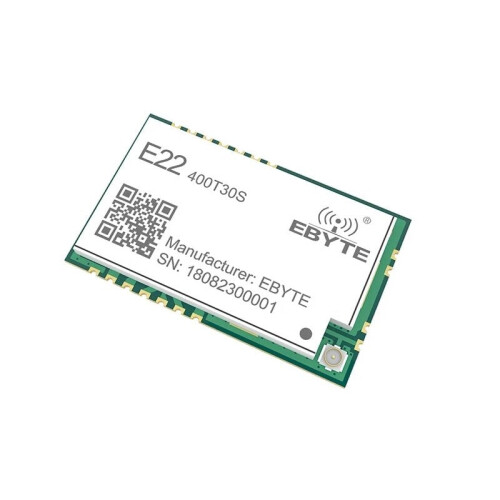 30dBm SX1268 1W SMD UART Wireless Receiver Transceiver 433MHz LoRa Module 1