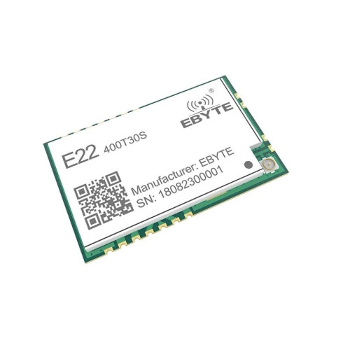 30dBm SX1268 1W SMD UART Wireless Receiver Transceiver 433MHz LoRa Module 2