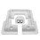 (Black) 5pcs Solar Panel Corner Bracket Roof ABS Drill-Free Mounting for Caravan RV Yacht 2