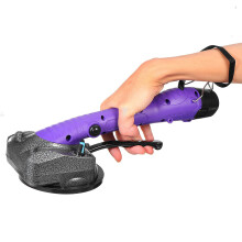 (Two Batteries) 1000W 12V Tiles Tiling Machine Protable Adjustable Tile Vibrator Suction Cup Machine For Wall Tiles Small Floor Tiles