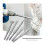 5PCS Impact Drill Chisel Set, 40Cr Steel, 26cm Flat & Point Bits 4