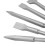 5PCS Impact Drill Chisel Set, 40Cr Steel, 26cm Flat & Point Bits 5