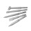 5PCS Impact Drill Chisel Set, 40Cr Steel, 26cm Flat & Point Bits 12
