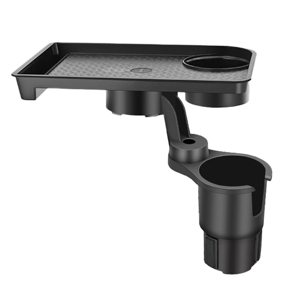 Drink Holder Car Table Tray - 360 Adjustable Car Tray With Phone Holder, Expands For Water Bottles And Cups 6947110002118