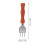 304 Stainless Steel Ice Chipper with Wooden Handle, Kitchen Tool 2