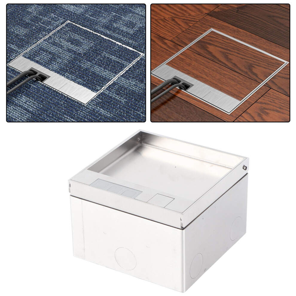 Stainless Steel Embedded Power Socket Dual Outlets Ac250v 4000W Universal Use 6931339052955