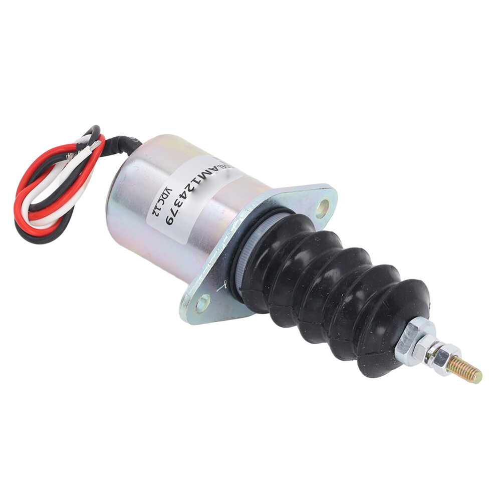 Stainless Steel Engine Stop Solenoid Valve Am124379 For John Deere 415-856 8381339052864