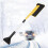 Ice Scraper and Brush for Car, Extendable Snow Brush with Removable Ice Scraper, Scratch-Resistant, Grippy Design 2