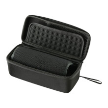 Portable Speaker Bag with Handle, Soft Lining, Mesh Pocket for Accessories, Compatible with Various Speaker Models